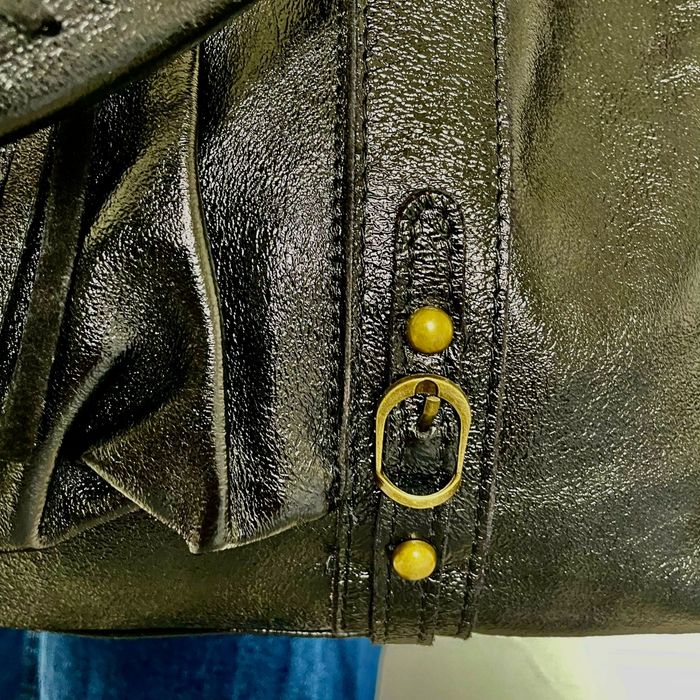 🇮🇹Sac a main 100% Cuir Noir verapelle🇮🇹 The genuine leather neuf avec Bandoulière - photo numéro 7