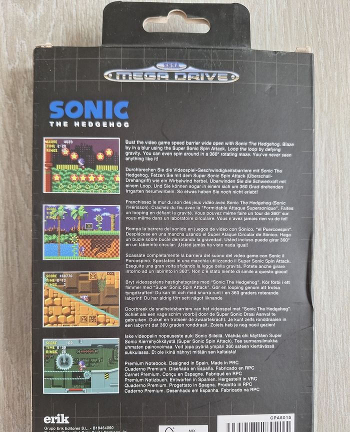 Carnet Sonic mega drive - photo numéro 2