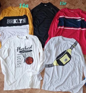 Lot 5haut 14ans etat neuf