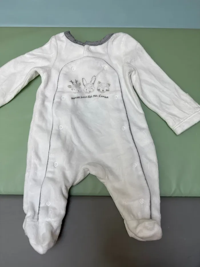 lot de 3 pyjamas tape à l’œil naissance - photo numéro 2