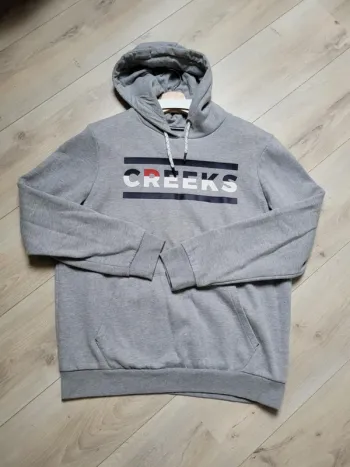 Sweat à capuche gris Creeks 