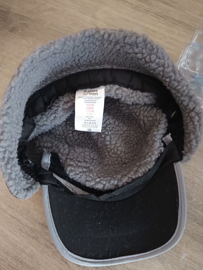 Casquette cache oreille doublée sherpa XL homme - photo numéro 5
