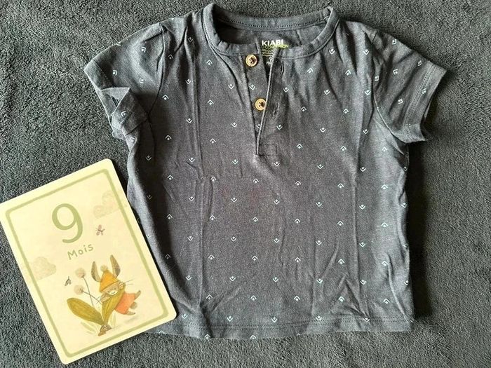 Lot 3 t-shirts manches courtes 9 mois - photo numéro 4