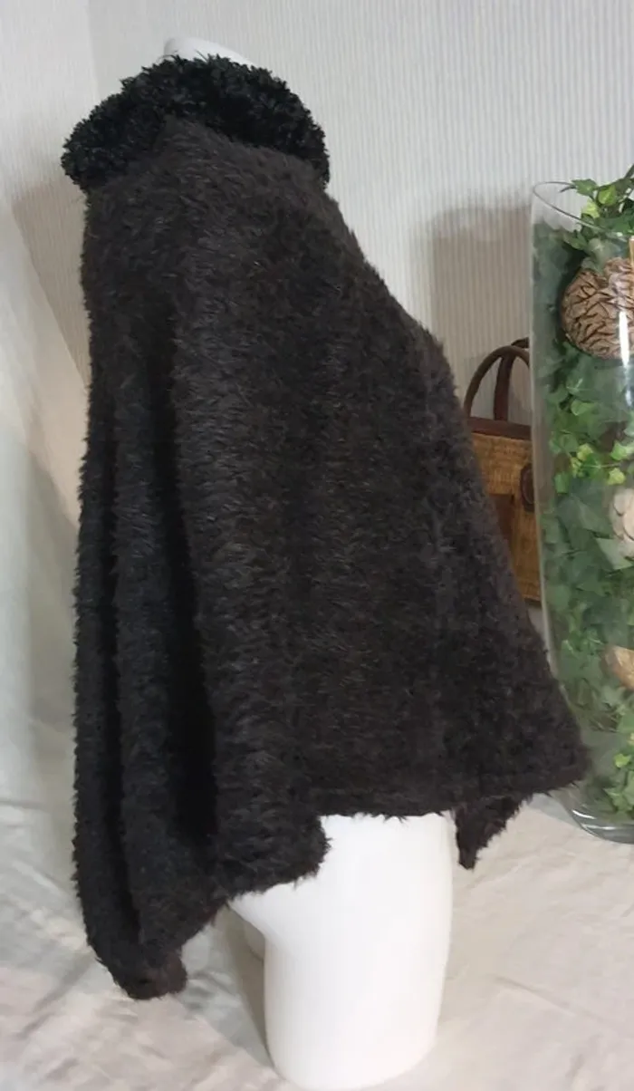 Poncho femme noir taille M - photo numéro 3