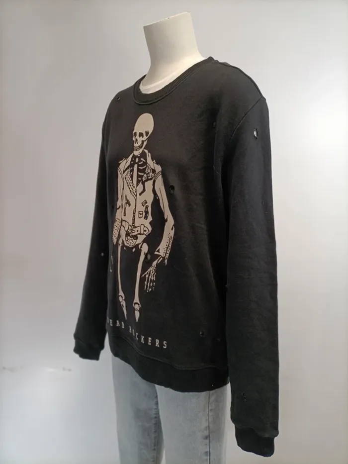 Pull Homme , Sweat Zoe Karssen Skull - M - squelette - - photo numéro 2