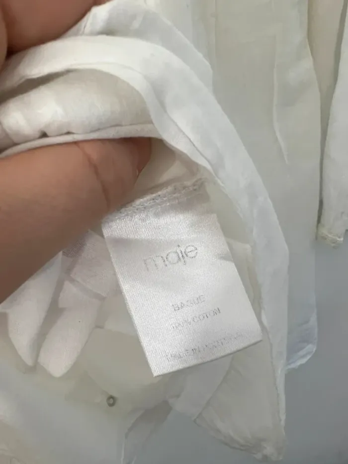 Blouse Maje blanche - photo numéro 7