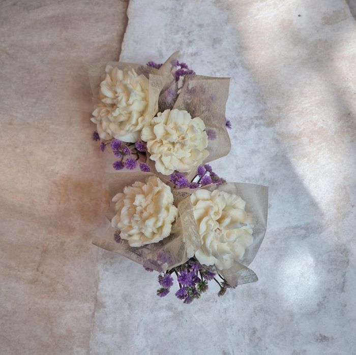 Décoration fleurie / Fausses fleurs / Petit Bouquet éternel - photo numéro 3