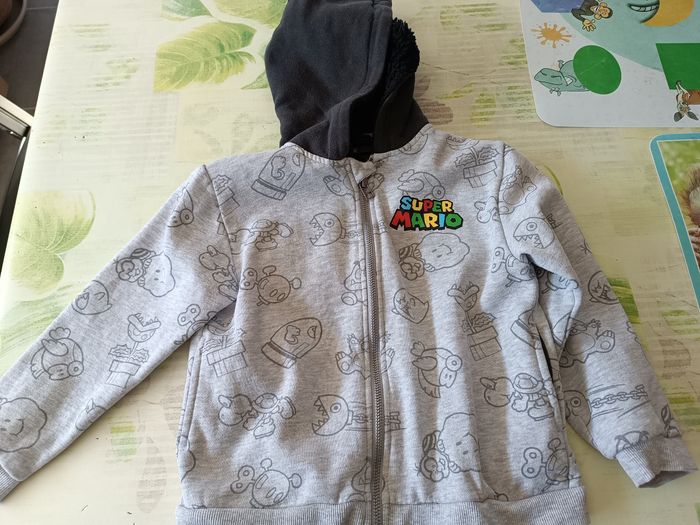 Gilet zippé super mario