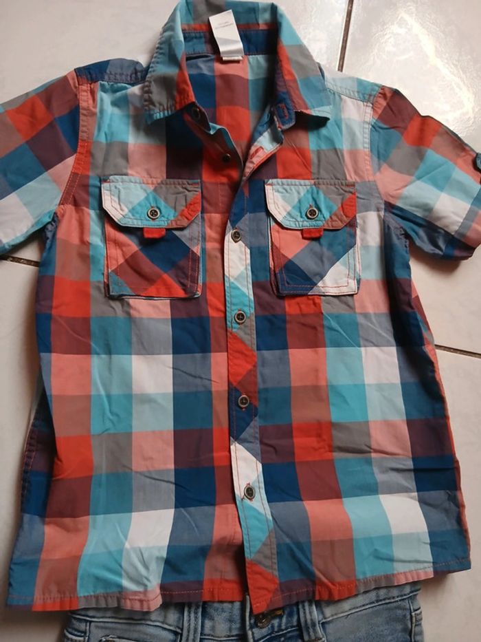 Ensemble chemise short 8_10ans - photo numéro 2