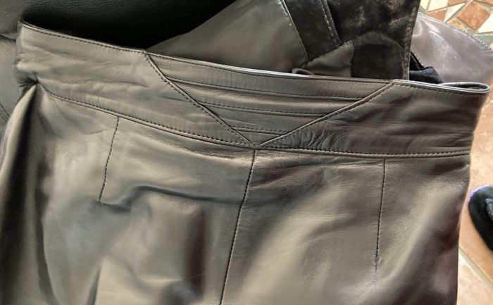 Jupe en cuir - Marcorium - Vintage années 80 - photo numéro 5