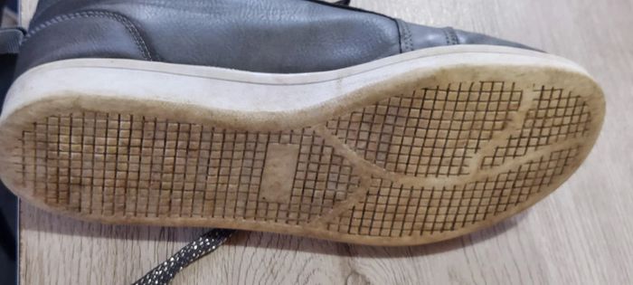 Paire de chaussures grises, classiques, pointure 37 - photo numéro 3