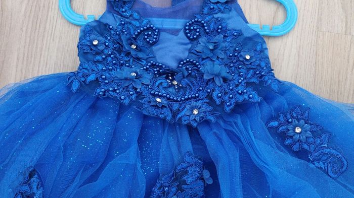 Robe cérémonie bleue 6 mois - photo numéro 2
