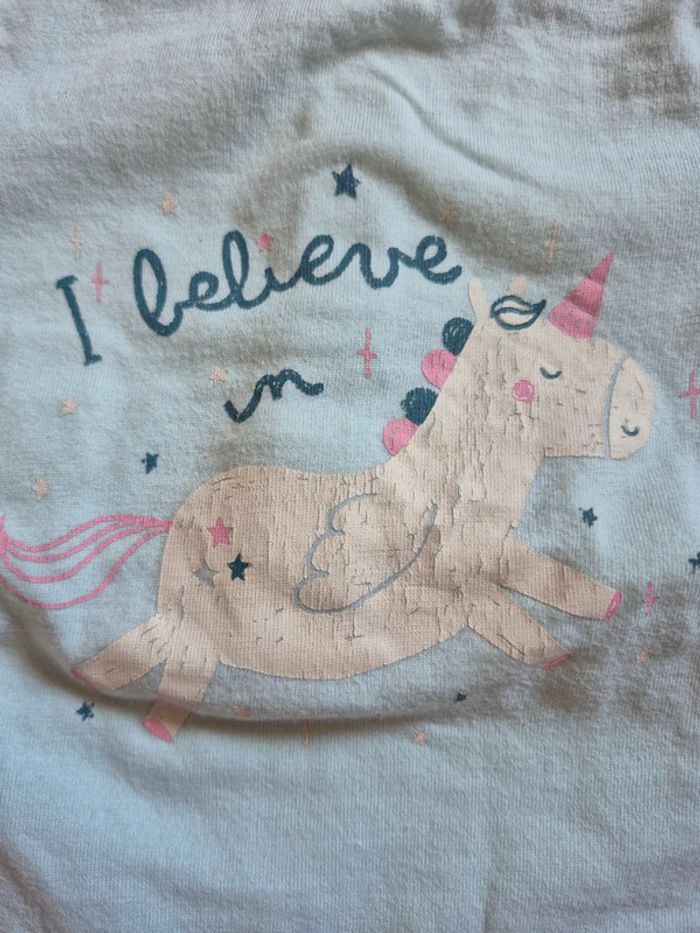 🦄 Pyjama licorne 3 mois tex - photo numéro 2