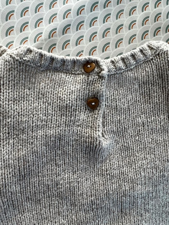 Pull tricot bébé H&M taille 68cm 6 mois - photo numéro 5
