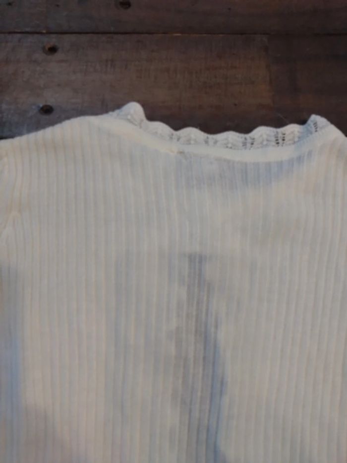 Gilet blanc bebe fille 2 ans gap - photo numéro 5