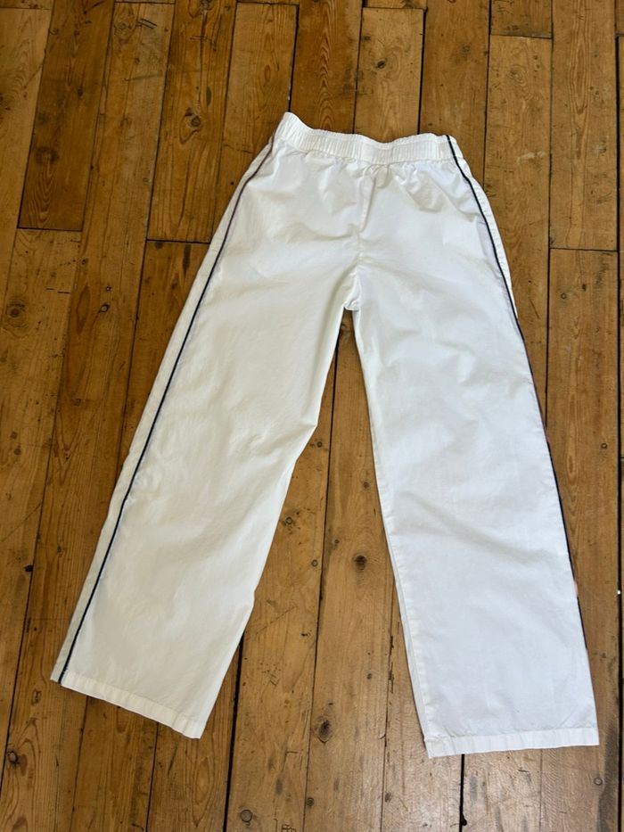 Pantalon léger sport coton blanc 9/10 ans H&M - photo numéro 3