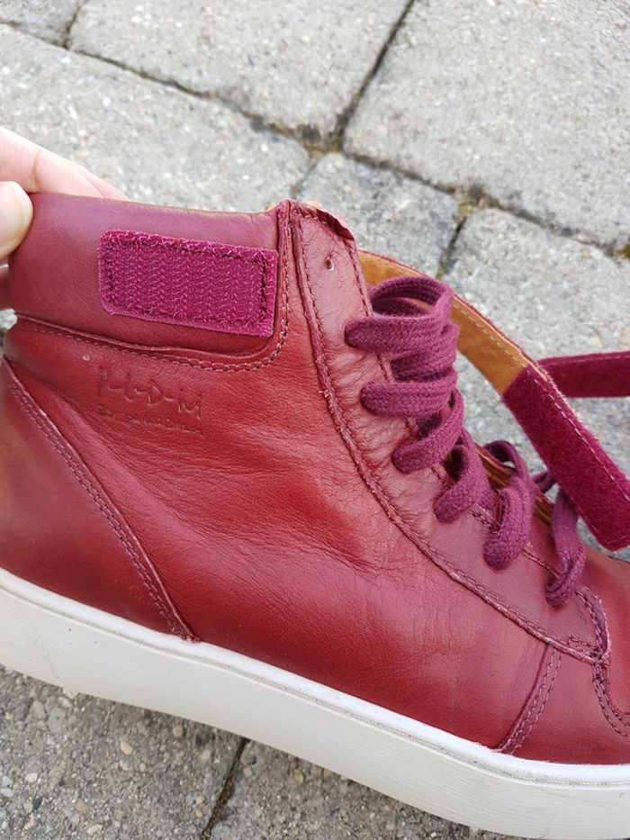 Baskets montantes rouges Palladium T38 - photo numéro 9