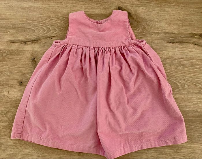 Robe en velour 2 ans