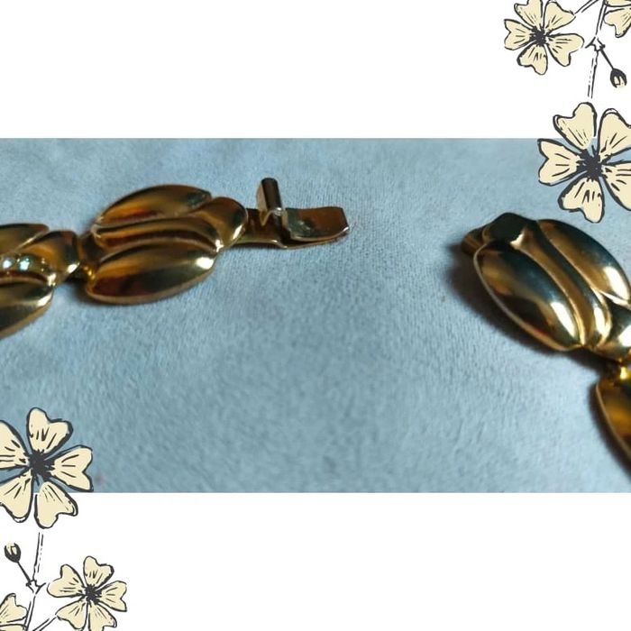 Collier vintage doré sculpté – Élégance rétro - photo numéro 13