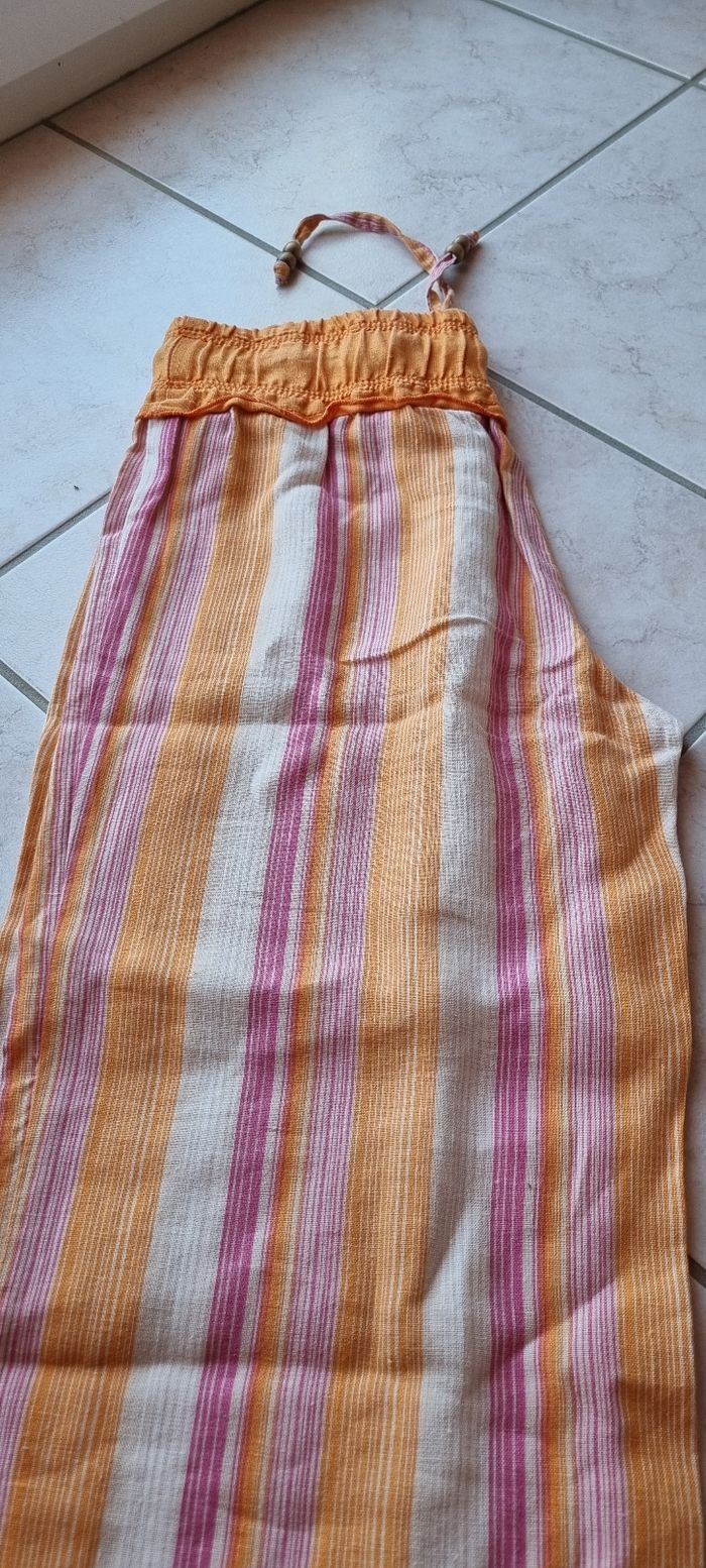 Pantalon lin coloré - photo numéro 3