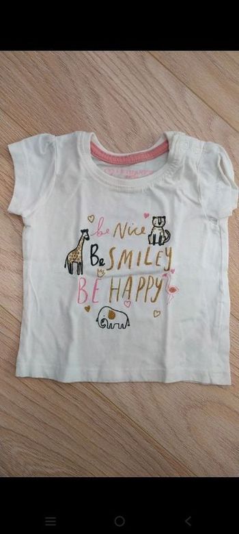 T-shirt jungle savane 1/3 mois