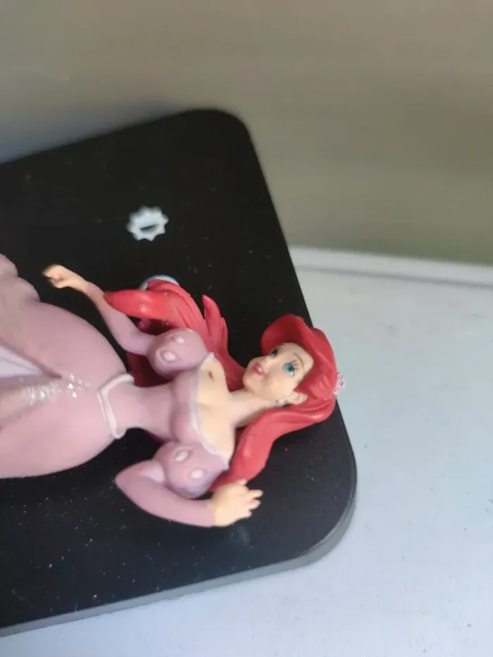 Figurine Ariel la petite sirène peinte à la main - photo numéro 7
