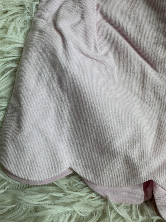 Short en velours rose pale Jacadi taille 24 mois - photo numéro 2