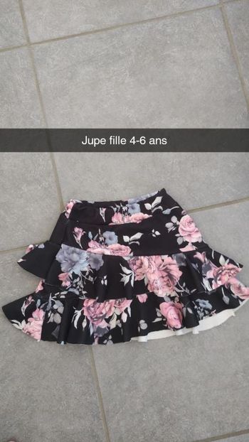 Jupe fleurie