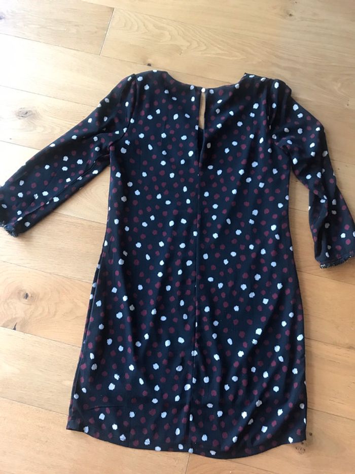 Robe noir à pois blanc et rouge Akoz de toi S - photo numéro 2