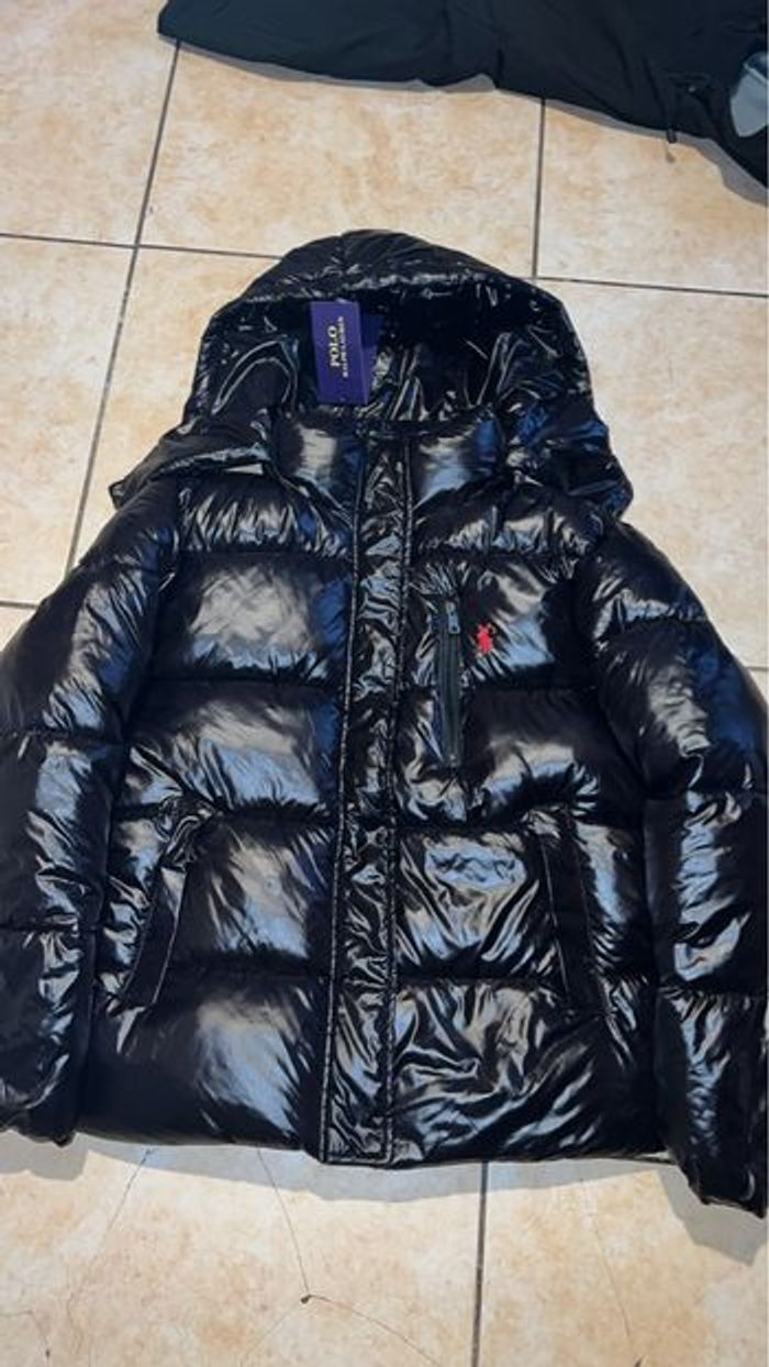 Doudoune Ralph Lauren neuf avec étiquette noir brillante taille M - photo numéro 3