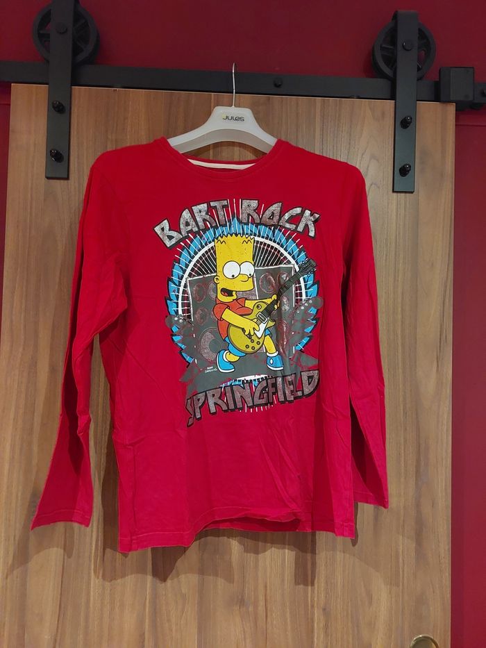 T-shirt manche longue Bart Simpson