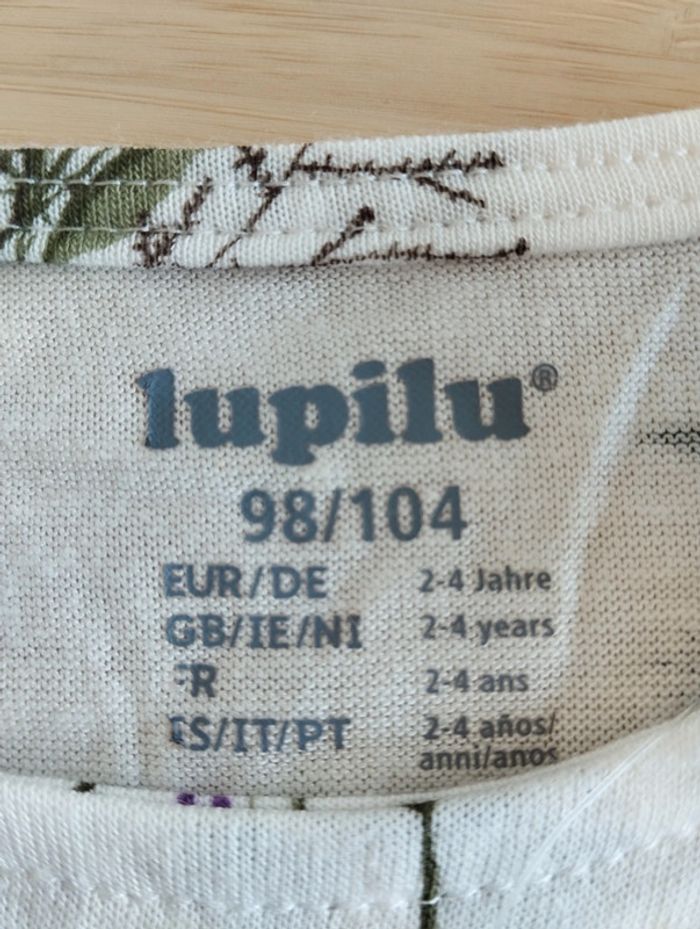Robe fleurie fluide - neuve avec étiquette - lupilu 98/104cm - photo numéro 2