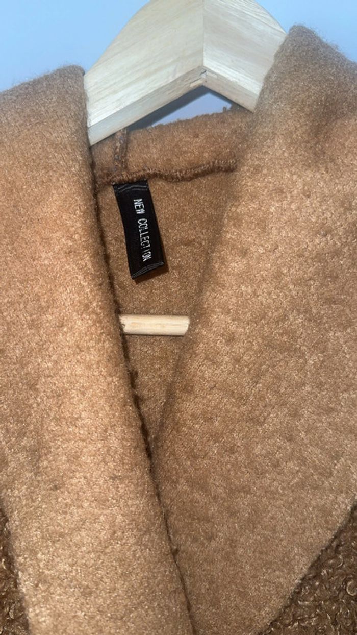 gilet rose clair avec ceinture hangar 86 taille unique - photo numéro 3