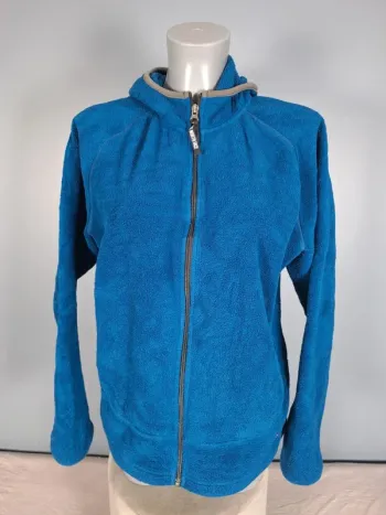 Veste polaire The North Face femme XL – Bleu à capuche – brodé (614)