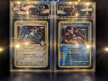 Lot de cartes Platine Dialga G et Palkia G Reverse Pokémon Gradée A Collectaura 
