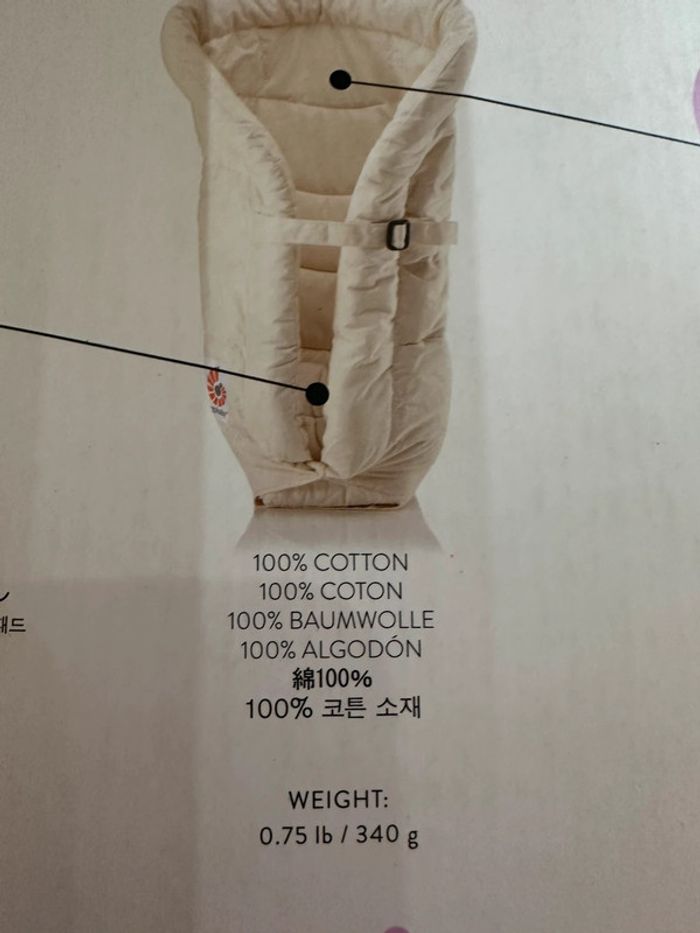 Insert bébé ergobaby - photo numéro 7