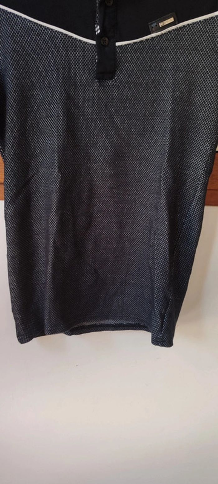 Polo homme manche courte taille s black&S black soul - photo numéro 4