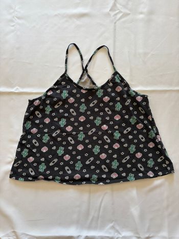 Débardeur noir à motif coloré - Jennyfer - M/38