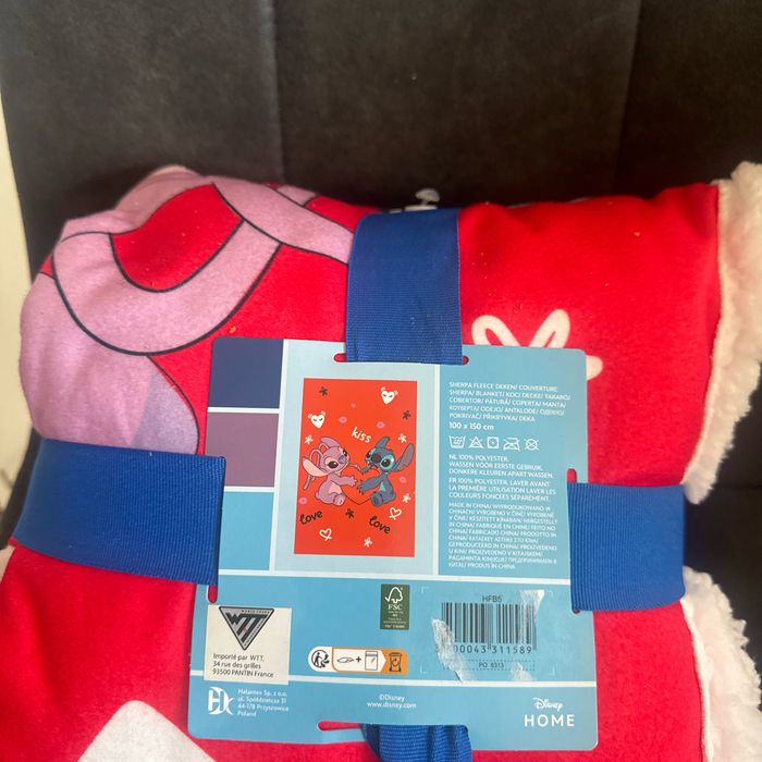 Couverture sherpa, Stitch