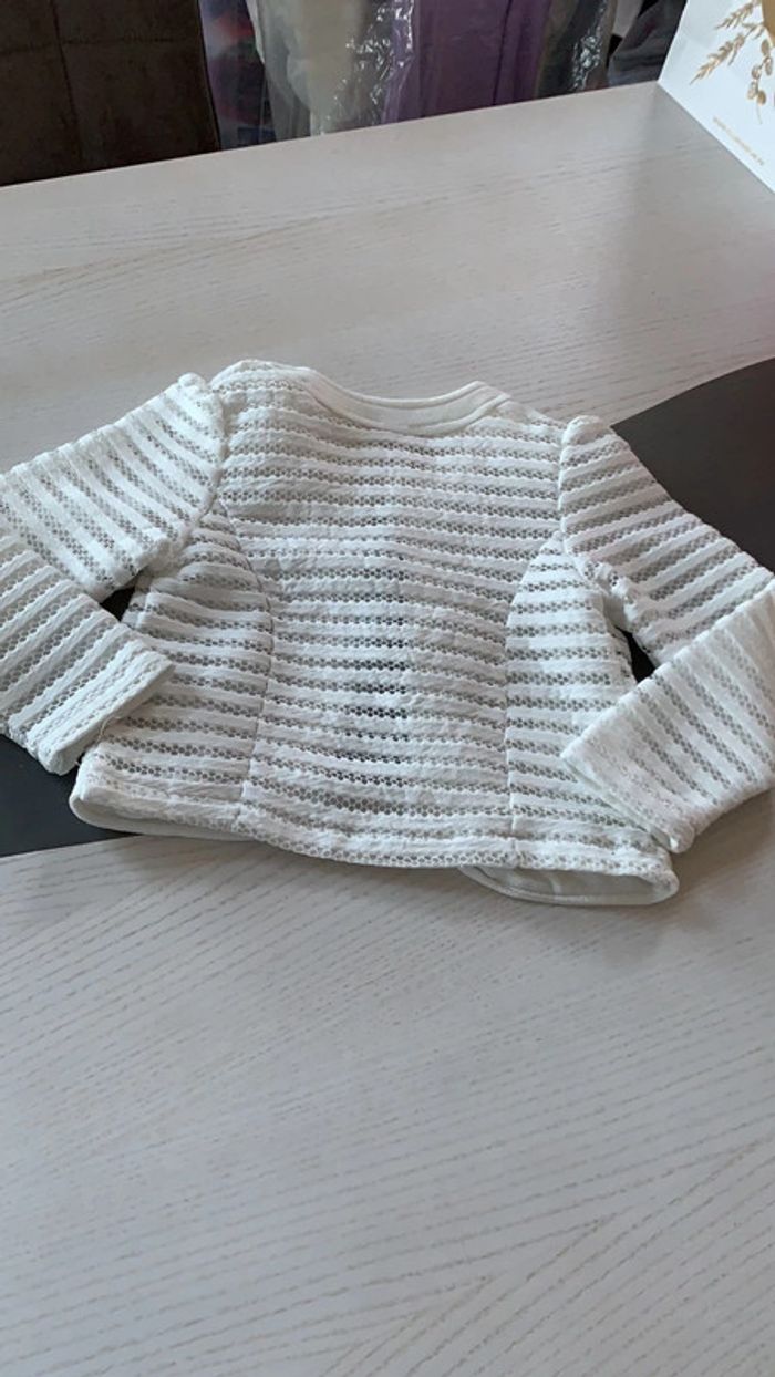 Gilet cardigan crème 8 ans Pink Girl - photo numéro 6