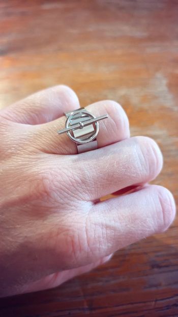 Bague acier neuve