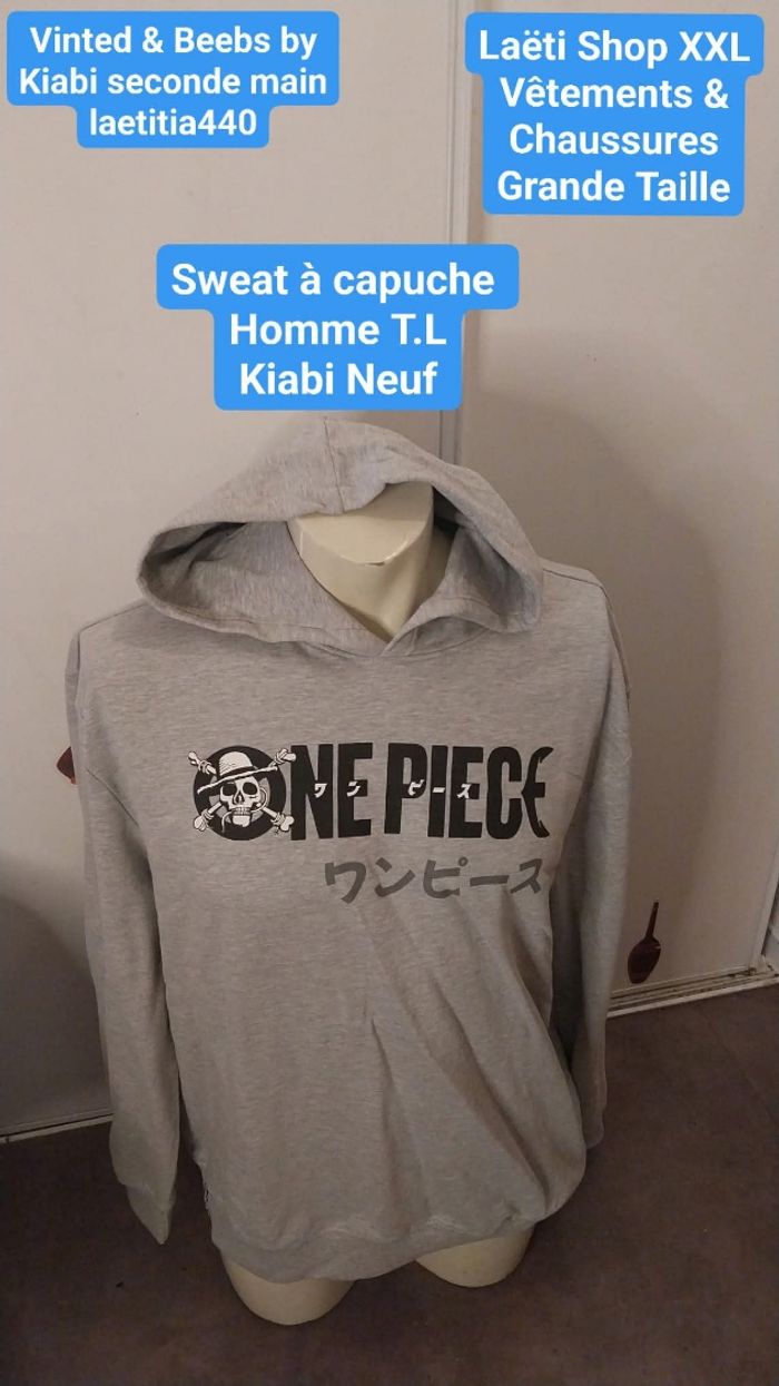 Sweat à capuche homme T.L Kiabi