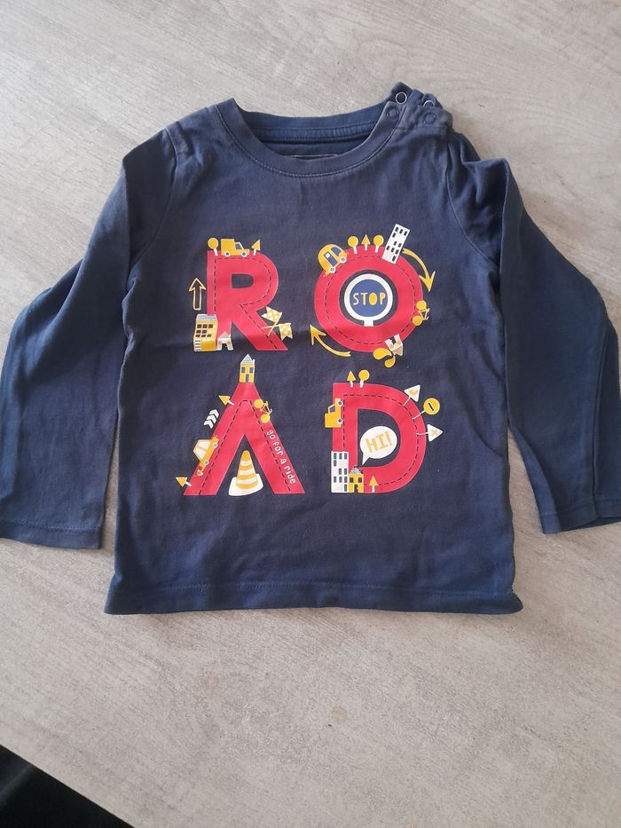 T-shirt manches longues In Extenso garçon 24 mois