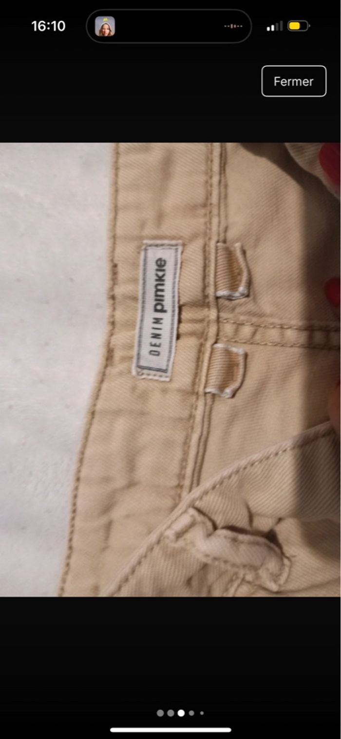 cargo beige femme - photo numéro 2