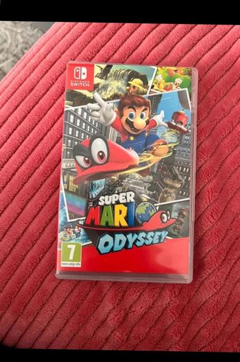 Jeu Super Mario Odyssey Switch avec Boîte d'origine
