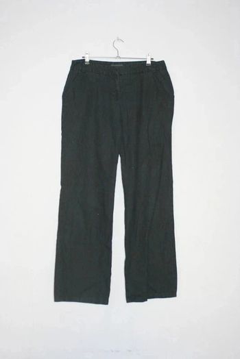 Pantalon noir en lin taille 42 Kiabi Woman