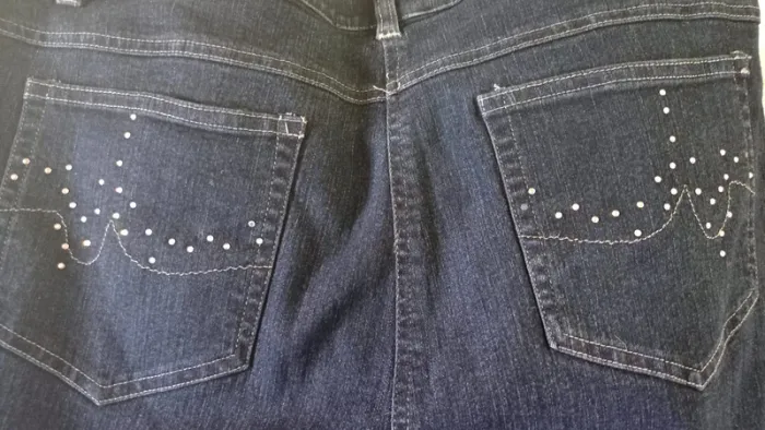 🌸Pantacourt en jean, Balsamik, taille 42 - photo numéro 5