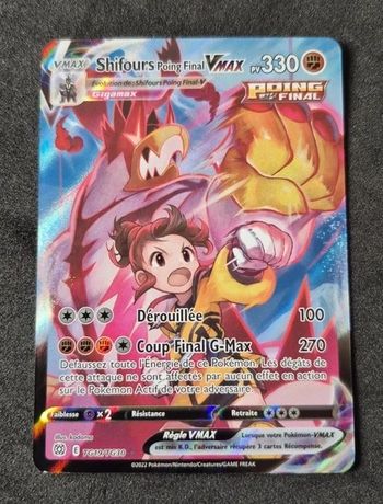 Carte Pokémon: Shifours Poing Final Vmax TG19/TG30 Stars Étincelantes FR Neuf
