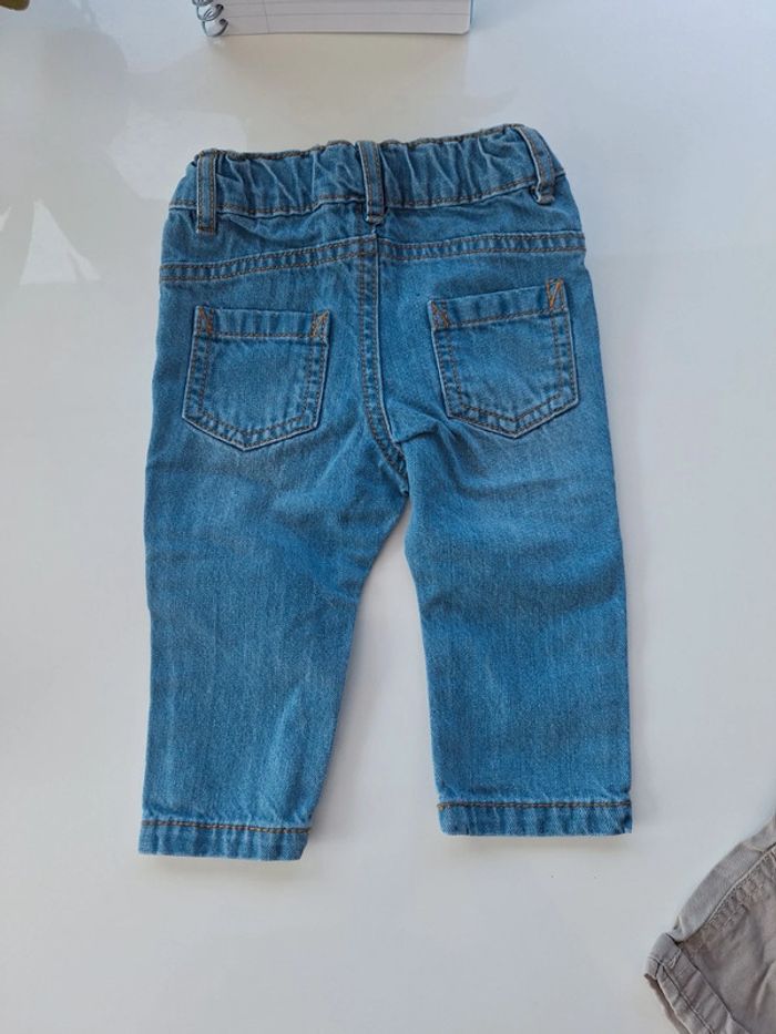 Lot 4 pantalons jeans 6 mois - photo numéro 10