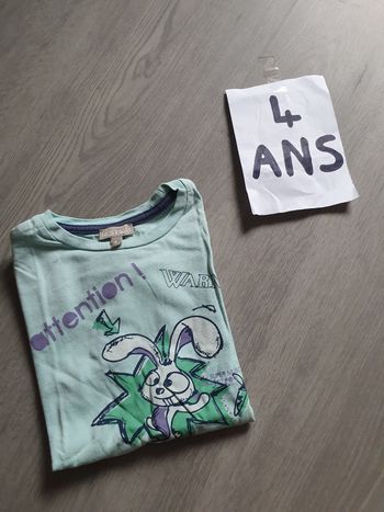 Maillot t-shirt 4ans garçon